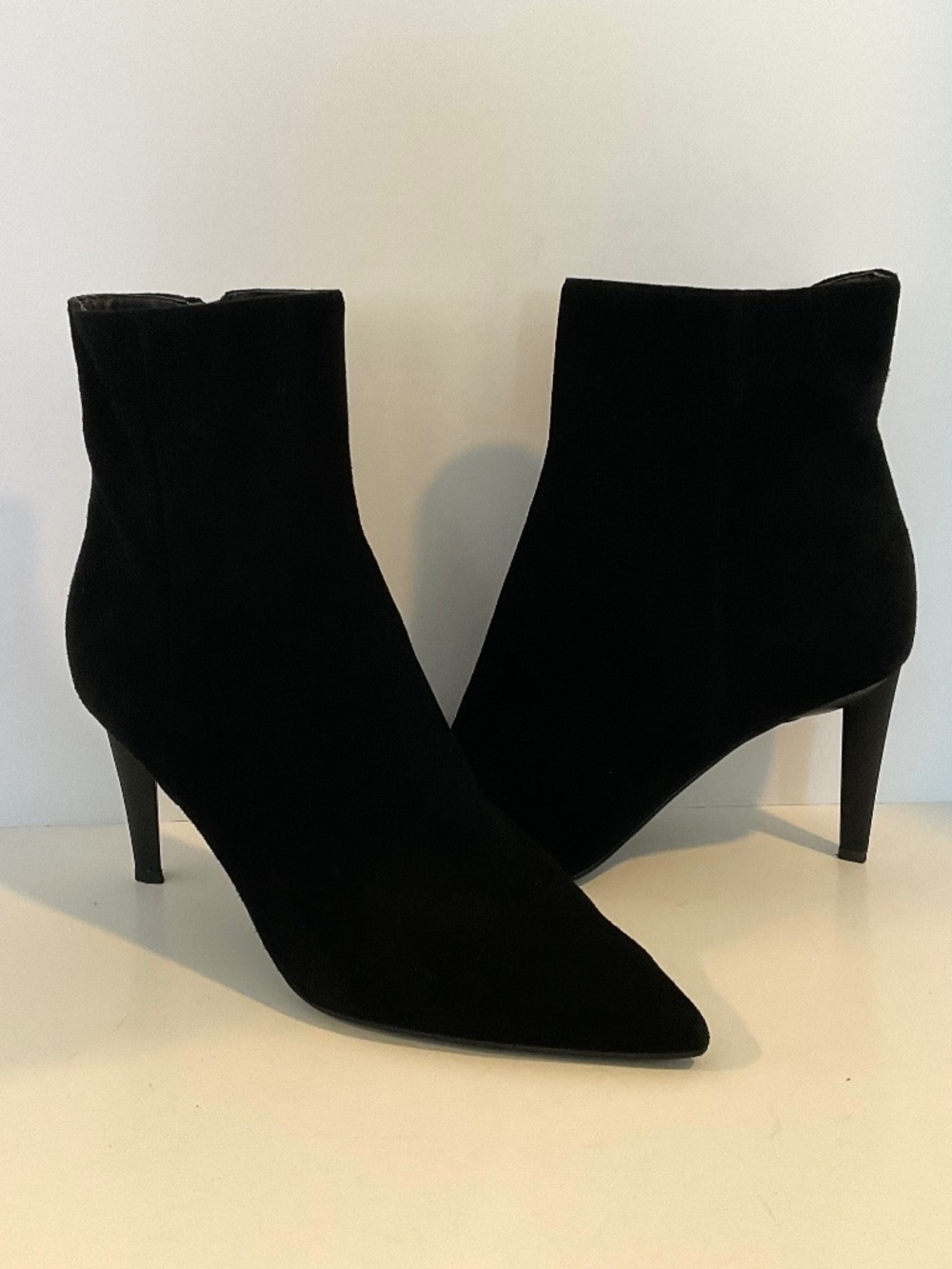 Kendall & Kylie Booties Black Suede Size 7.5